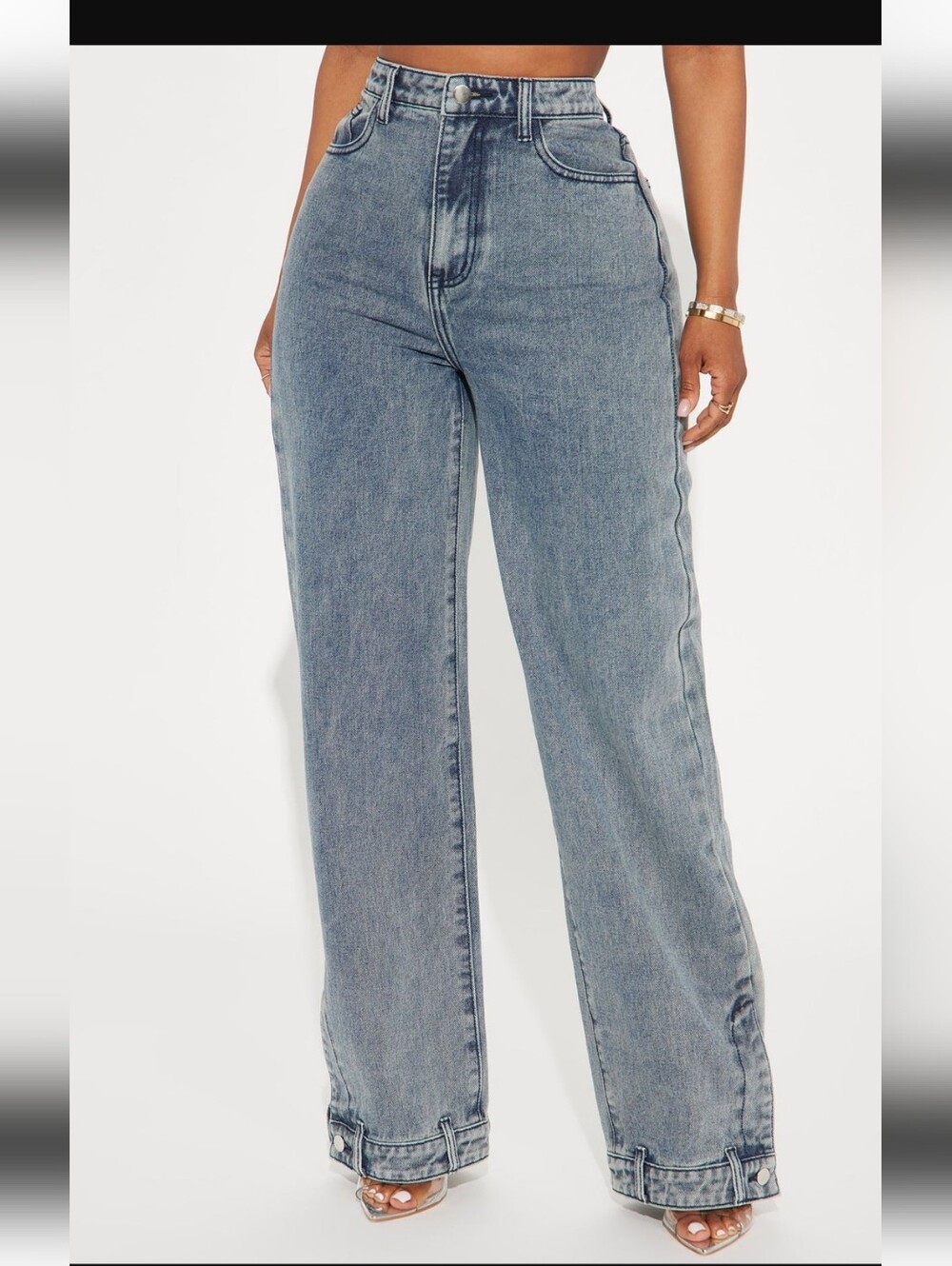 NWT FASHION NOVA Got Your Mind Racing Straight Leg Jeans - Grey/9